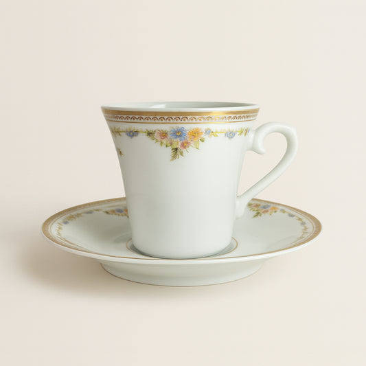 Atelier Sarti – Set 6 Tazze da Tè Gardenia Avorio in Porcellana –  Made in Italy