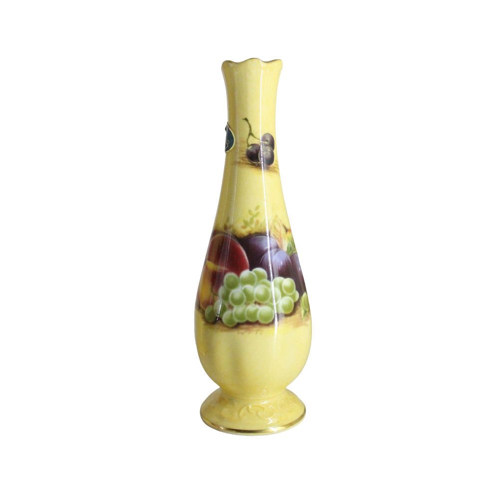 Aynsley Vaso Orchard Gold da Collezione  H.15,5 cm