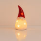 Babbo Gnomo Babbomatto in biscuit con LED H 16×9 cm A4386 decorazione natalizia