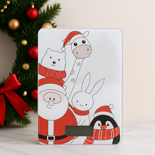 Babbomatto Bilancia Digitale 5Kg 22x15cm Decoro Natale