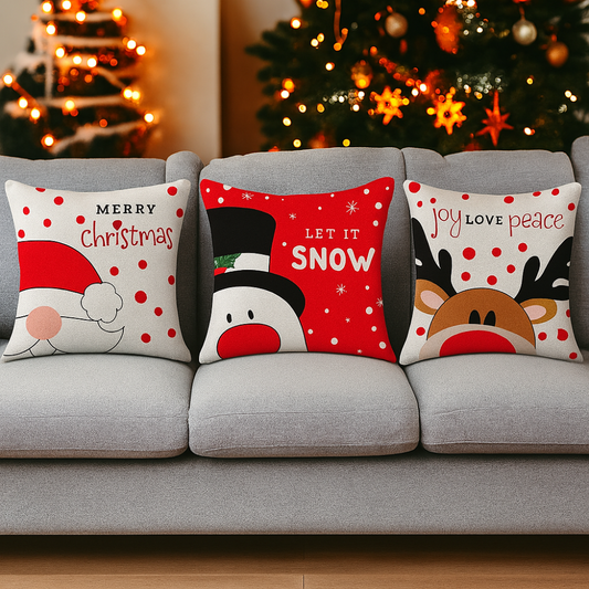 Babbomatto  Cuscino Natale Cotone  cm 45x45 A4223