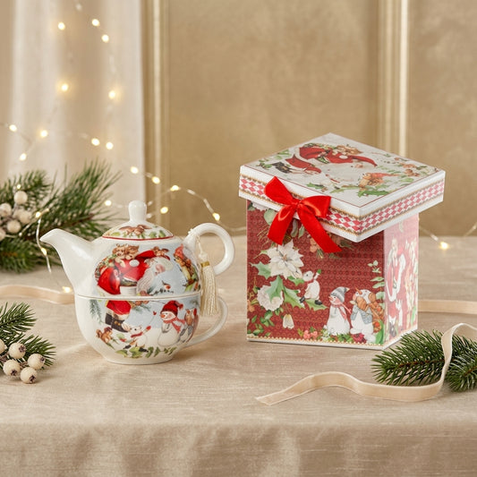 Babbomatto Tea For One Santa Claus con Scatola Natale