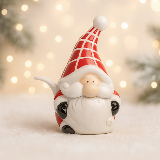 Babbomatto zuccheriera Baffomatto in ceramica con cucchiaino H16x10 cm