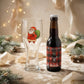 Babboomatto Rudolph Set Bicchiere Birra + Bottiglia 33 cl H 18x9 cm