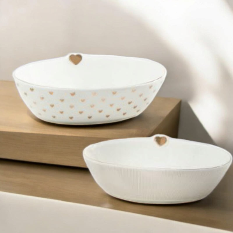 Brandani Linea Amore Mio - Bomboniere in New Bone China con Inserti Oro