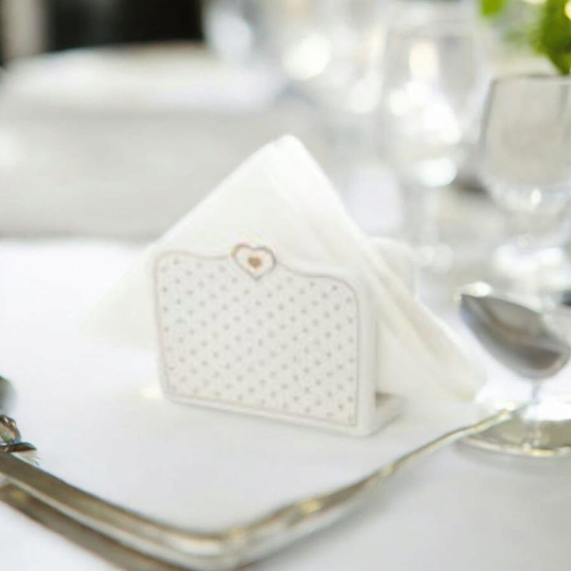 Brandani Linea Amore Mio - Bomboniere in New Bone China con Inserti Oro