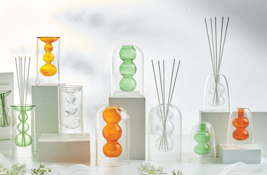 Brandani Linea Diffusori di Fragranza - Vetri Colorati con Bastoncini