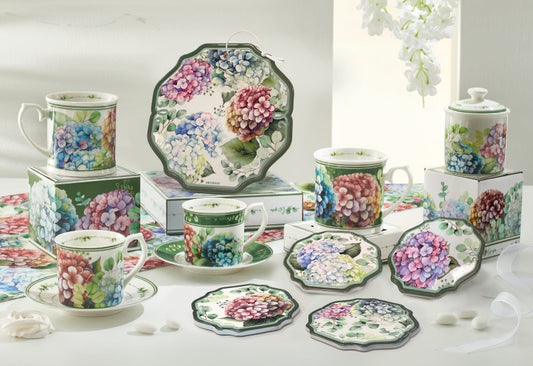 Brandani Linea Flora - Tazze, Mug, Zuccheriera & Decorazioni