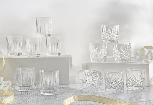 Brandani Linea Shot - Set Bicchierini Linear e Rock&Roll in Vetro