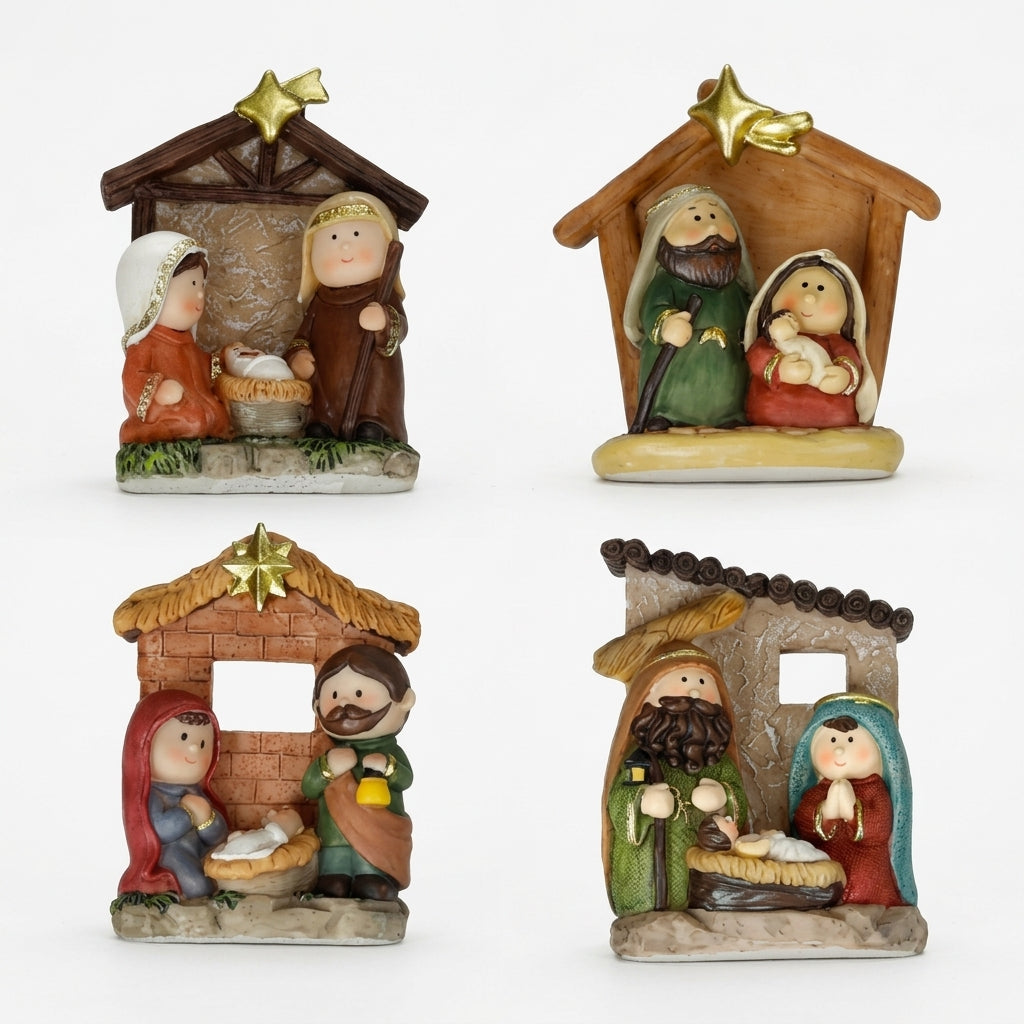 Brandani Natività in Resina con Soggetti Assortiti – Art. 81104