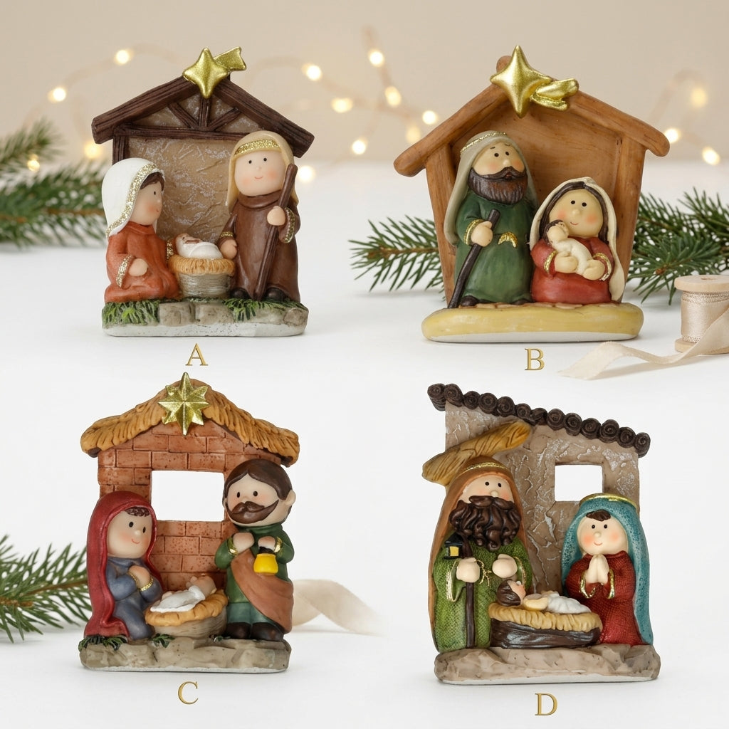 Brandani Natività in Resina con Soggetti Assortiti – Art. 81104
