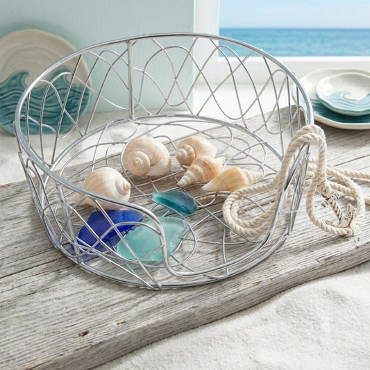 Brandani – Porta Piatti Arruffato Metal Ø 23,5 cm – Design Naturale