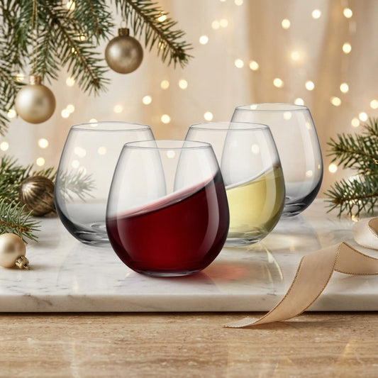 Brandani – Set 4 Bicchieri Smooth Tumbler Trasparenti