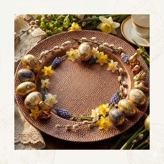 Brandani Set 4 Sottopiatti Chicco di Grano Rosa 33cm –  52326