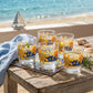 Brandani – Set 6 Bicchieri Miami Colorati – 52471 blu
