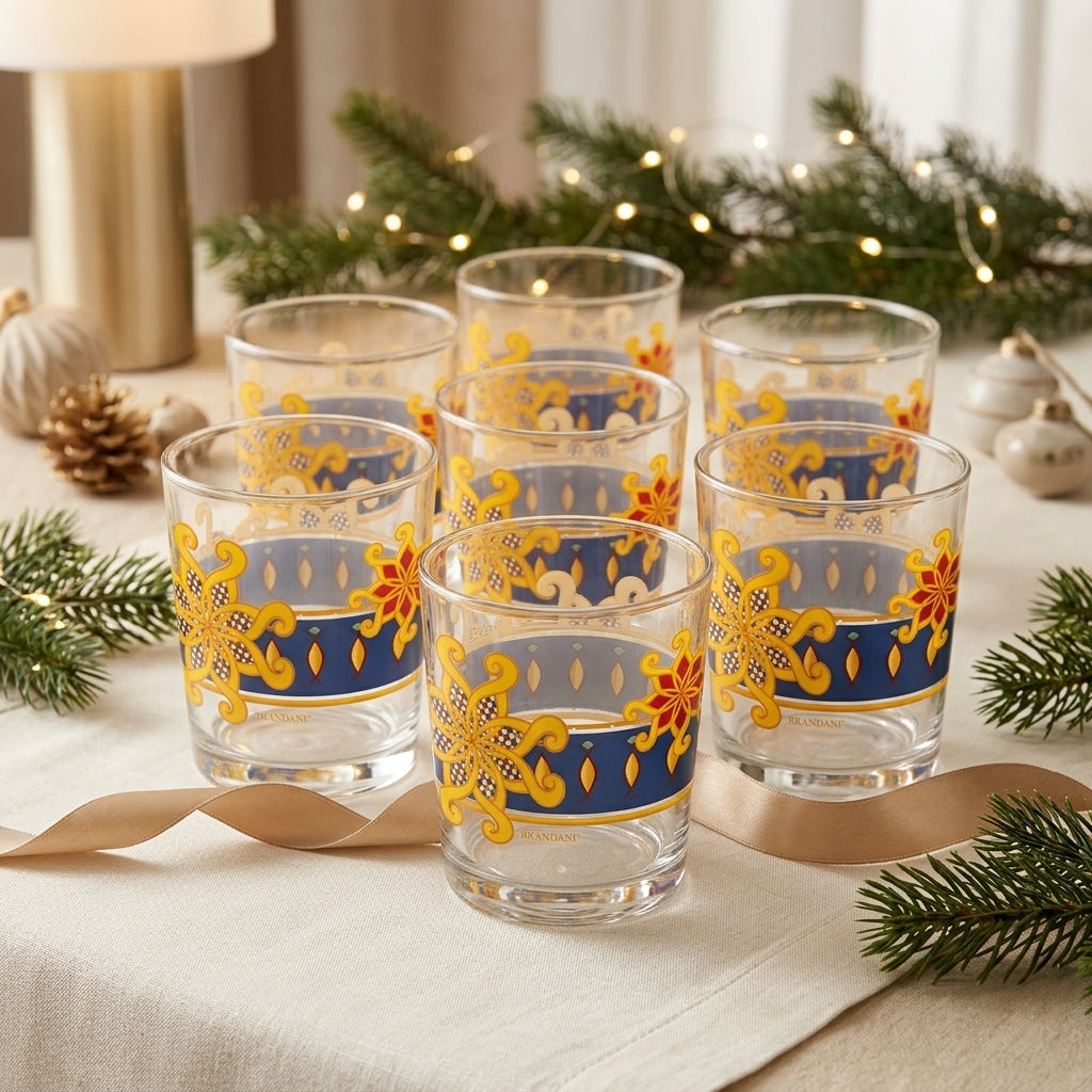 Brandani – Set 6 Bicchieri Miami Colorati – 52471 blu