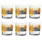 Brandani – Set 6 Bicchieri Miami Colorati – 52471 blu