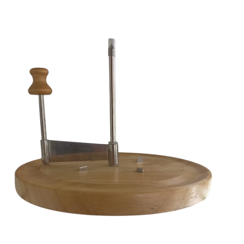 Brandani taglia formaggio Cioccolato a fiore Legno e inox 23x5,5cm