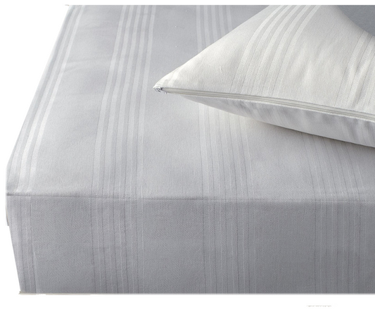 Coprimaterasso Jacquard “Custode” in Cotone Ritorto – Con Angoli