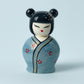 Campana Kokeshi Sharon Suami Polvere porcellana H 12×7 cm bomboniera