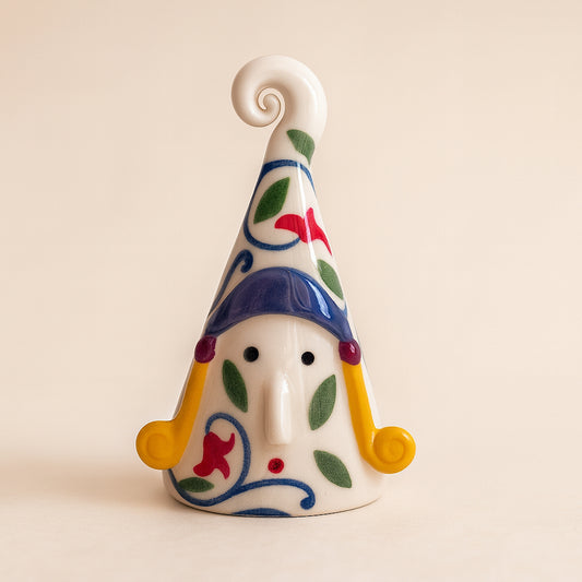 Campana La Sposa in ceramica Terre di Scirocco H 15 cm, simbolo d’amore