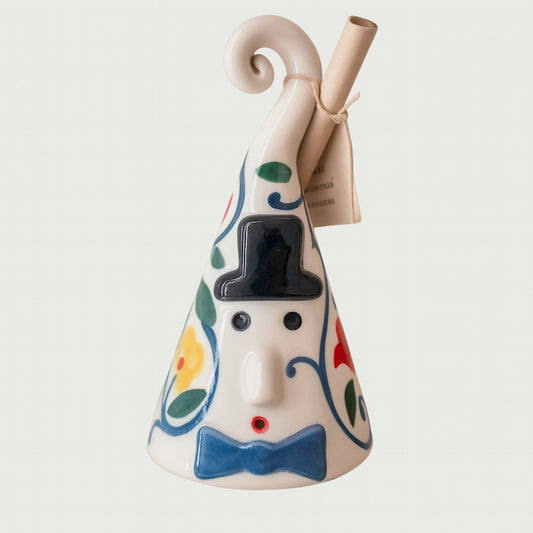 Campana Lo Sposo in ceramica Terre di Scirocco H 15 cm, simbolo di amore e felicità