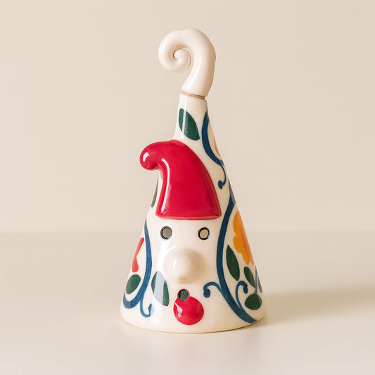 Campana O’ Munaciello in ceramica artistica Terre di Scirocco H 15 cm