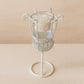 Candelabro decorativo bianco in stile country chic Arthesiana