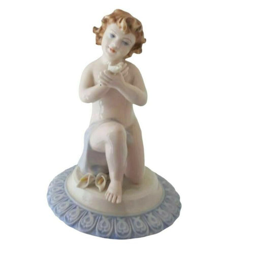 Cattin Angelo Porcellana con Calla  H.16x11.5 Cm Made in Italy