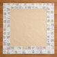 Centro Tavola Cotone Decoro Pasquale 90x90 cm