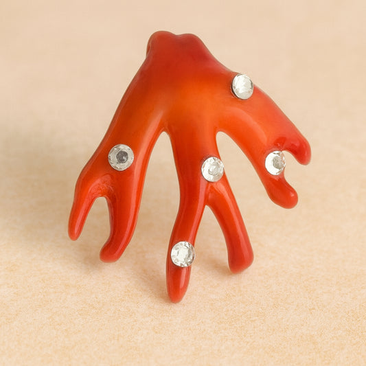 Charm conchiglia bianca Gabbiani Murano 4 cm per collana

