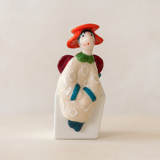 Chimera di Psiche della Luce Terre di Scirocco in Ceramica 18x7,5 cm