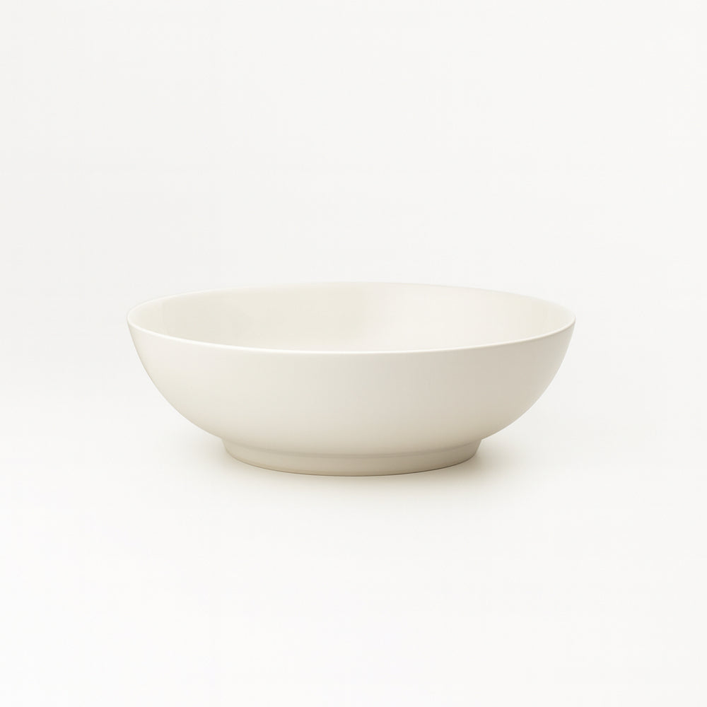 Ciotola fonda Noritake Colorwave crema e grigio Ø18 cm per zuppe e cereali