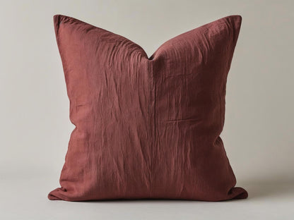 Cuscino Arredo in Cotone – Terra Bruciata | Collezione Selva