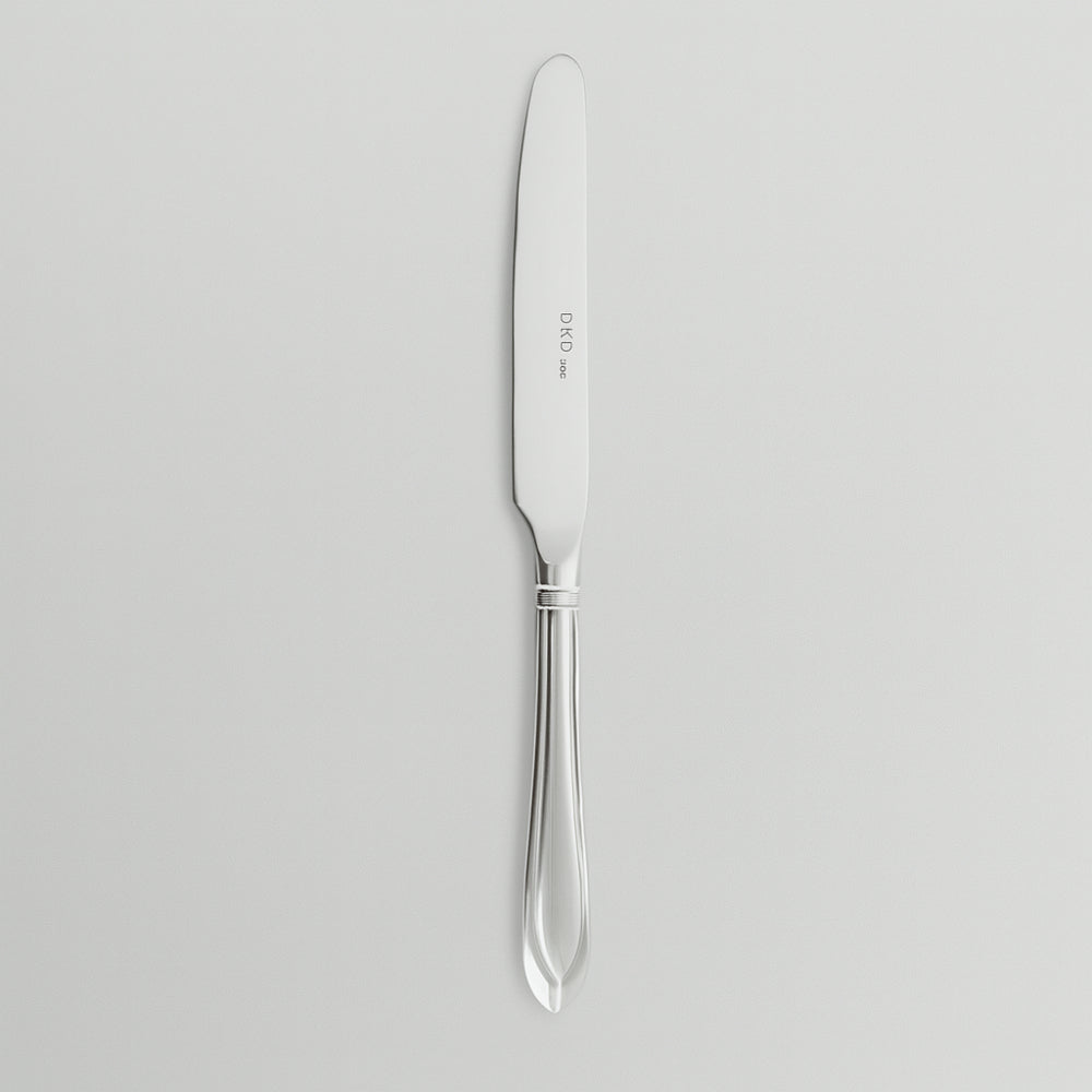 Coltello tavola D&D Asia inox argento H 21 cm Made in Italy