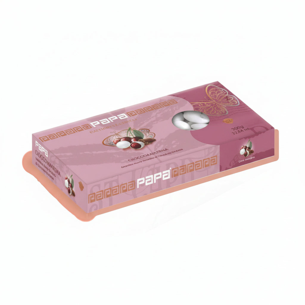 Confetti Papa CioccoAmarena bianco con cuore di amarena 1 kg senza glutine