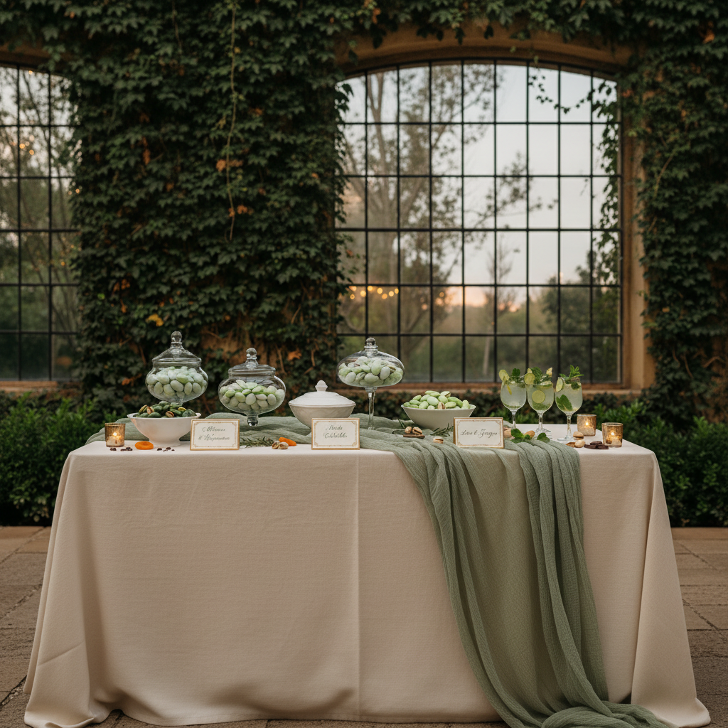 Confetti Papa Cioccogolosi sfumati toni del verde mix gourmet 1 kg