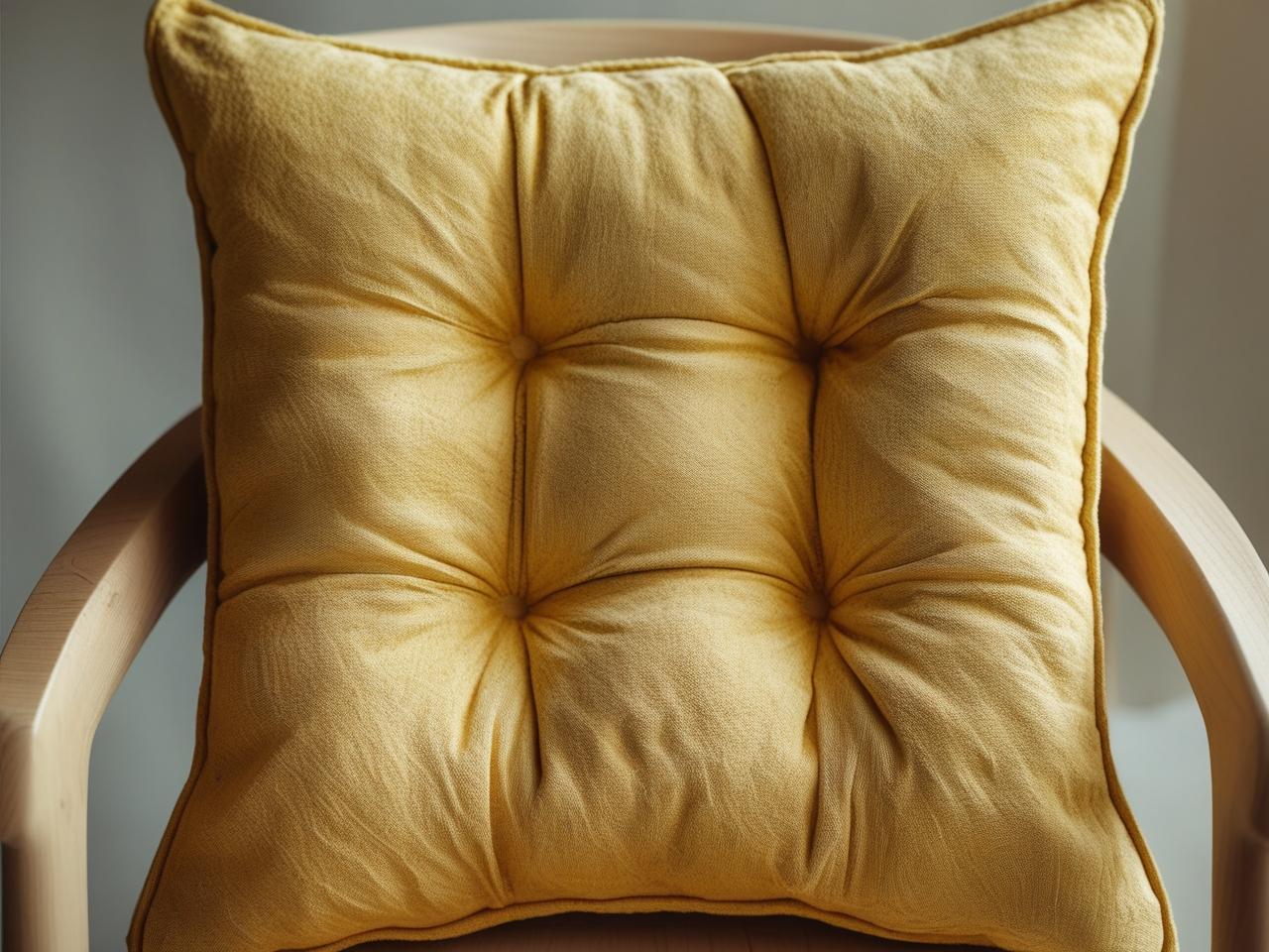 Coprisedia imbottito in cotone tinta unita – Modello Morbidone 42x42 cm | Linea Zalea