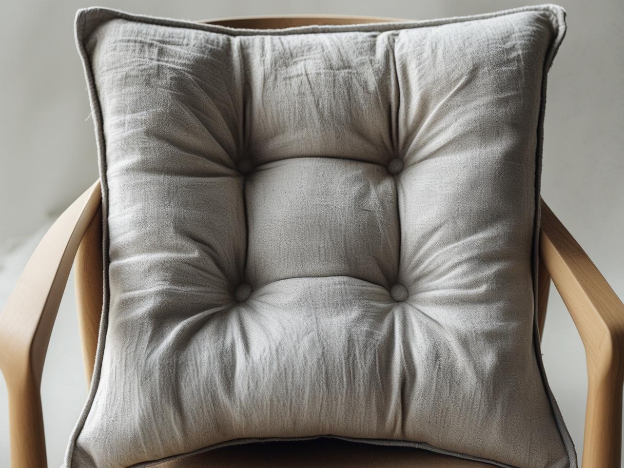 Coprisedia imbottito in cotone tinta unita – Modello Morbidone 42x42 cm | Linea Zalea