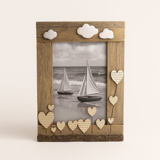 Cornice marino bianca stile coastal Mascagni 13x18 cm”