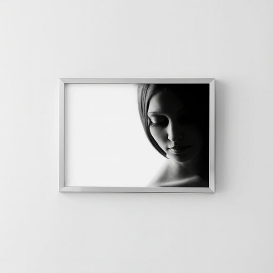 Cornice porta foto Mascagni in alluminio argento orientabile 10x15 cm