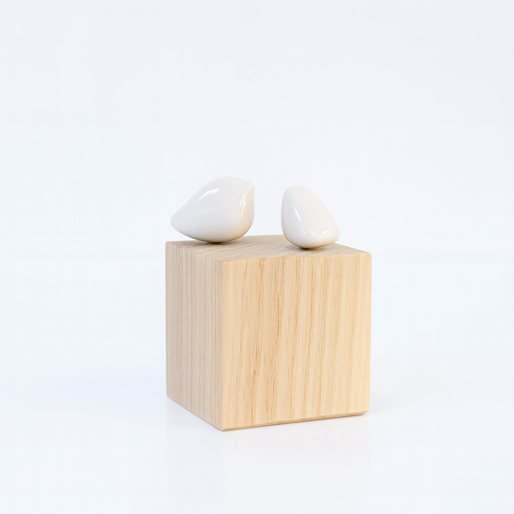 Cube of Love in ceramica artistica Terre di Scirocco 5,5 cm Collezione Love