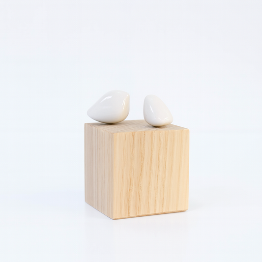 Cube of Love in ceramica artistica Terre di Scirocco 5,5 cm Collezione Love