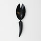 Cucchiaio insalata Daliana Sheffield nero ambra 24 cm in metallo