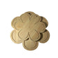 Cuorematto Tagliere in Legno Forma Quadrifoglio 26/20 cm