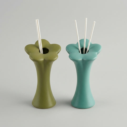 Cuorematto Diffusore Ambiente Fiore Ceramica H15 cm D9028