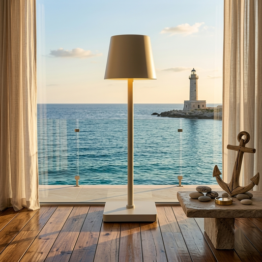 Cuorematto Lampada LED Cono Ricaricabile 39 cm Verde  F1120