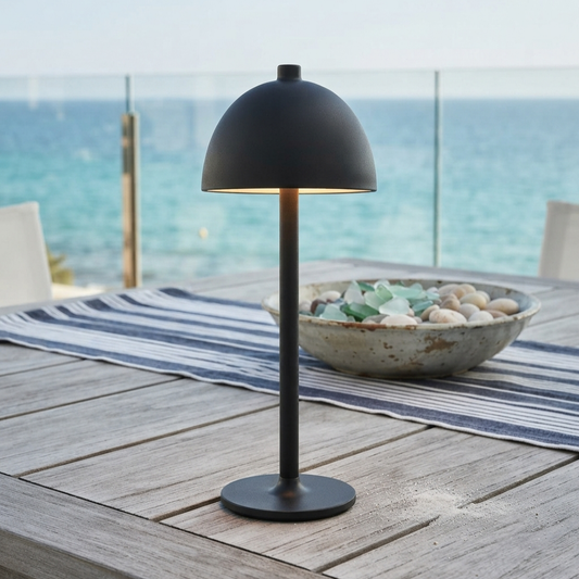 Cuorematto Lampada LED Ricaricabile Metallo H35 cm F1123