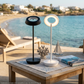 Cuorematto Lampada LED Ricaricabile Metallo H41 cm F1122