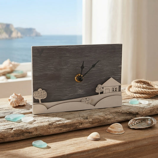Cuorematto Orologio Cuor d’Incanto in Legno 10 x 14 cm.